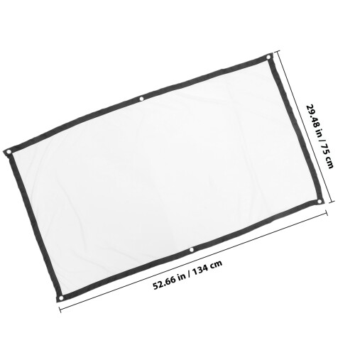 1Set Polyester Outdoor Projectiescherm Voor Camping En Feest 1