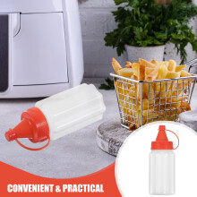 4St PP Squeeze Bottles Condimentflessen Voor Keuken Sauzen