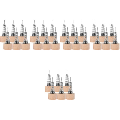 30Pièces Support Feutrine Crochet Bois Stable Pour Exposition 2