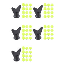 60Pcs Football Shoe Spikes Soccer Boot Cleats M5 Threading Screw 7mm 10mm Anti Slip Replacement Studs Green