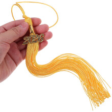 6St Gouden Academische Kwast Decoraties Polyester Zinklegering