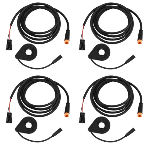 4X para Agnet Assist Double Hallsensor com Cabo para OUXI V8 Fat e-Bike
