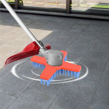 Loose Soil Nylon Brush Wear-Resistant Universal Garden Weeding Brush for Deck Garden Yard Floor Patio Farm Three-Tooth