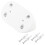 Corner Mount Bracket Compatible for ADT Motion Sensor - Wall Angle Installation for Wide Coverage, Durable ABS 1