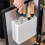 Wall-Mounted Storage Rack Dustproof Plastic Cabinet Door No-Drilling Required Small Organizer 1
