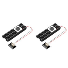 2X Dissipador de Calor NVME PCIE para M2 2280 SSD Disco Rígido de Alumínio Dissipador de Calor Cooler Cooler Almofada de Resfriamento Térmico