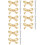 10pcs Gold Brass Bow Dresser Knobs, Vintage Bow Shape Drawer Pull Handles for Cabinet, Wardrobe, Kitchen 1