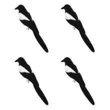 4 Stuks 3D-Vogellokvogels voor Buiten, Ideaal voor Het Afschrikken van Vogels in de Tuin of op Het Gazon