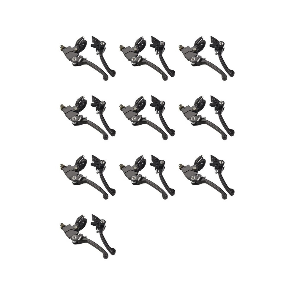 20X Clutch Brake Lever For 22Mm 7/8 Inch Handlebar 110Cc 125Cc 140Cc Ttr 125Cc Apollo 125 Pit Dirt Bike Black 6031112610256