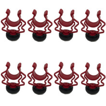 8 STÜCKE Universal Mikrofon Wellenförmiger Schock Halter Adapter Kunststoff Mikrofon Halterung Ersatz für  By-Mm1