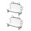 2St Sublimatie Stoelen Voor Creatieve DIY Decor Project 1