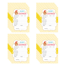 20 Stuks Baby Shower Voorspelling Kaarten Voor Ouders