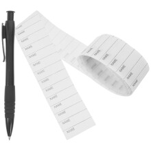 1Set Kledinglabels Kinderen Stoffen Naamstickers Wasbaar Zelfklevend