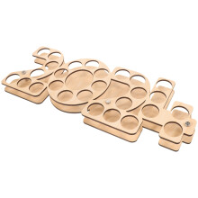 Golfbal Rek Voor Display En Golf Accessoires Khaki