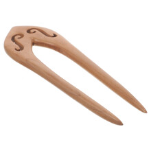 Wood Hair Pin U-Vormige Haarvork Voor Dik Haar