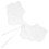 Wit Kant Kraag Dames Losse Kraag Decoratie Blouse 1