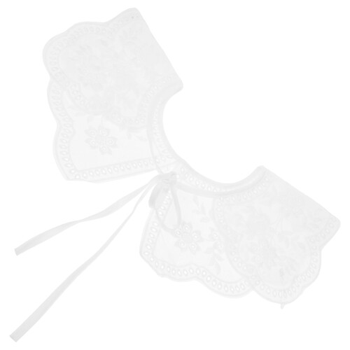 Wit Kant Kraag Dames Losse Kraag Decoratie Blouse