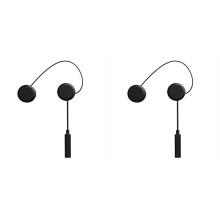2X Motorfiets Helm Headset Draadloze Waterdichte Oordopjes Luidspreker Hoofdtelefoon Handsfree Stereo Bellen Muziekspeler