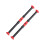 2St Dumbbell Handles Rood Sporthalters Spinlock Collar Set 1