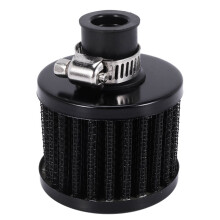 5pièces 13Mm Huile Reniflard Filtre à Air Froid Moteur de Carter de Carburant pour Couleur de Voiture: Argent