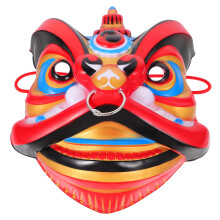Dancing Lion Mask Chinese Style Feest Cosplay Grappig Voor Toneel