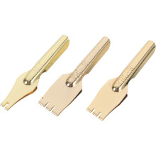 3St Duurzame Gouden Vulpennen Tips Koperen Kalligrafieset