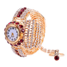 1St Dameshorloge Alloy Quartz Casual Met Armband