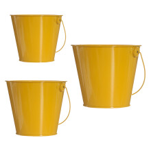 3 Bloemenschikking Pot Vintage Blikken Emmer Plantencontainer