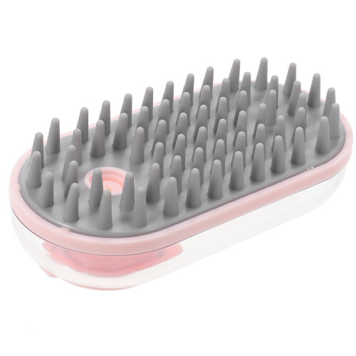 Compact ABS Roze Huisdierborstel Bad En Massage