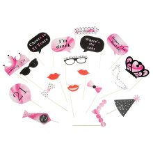 19St Foto Props Multi Kleur Feest Accessoires Voor Fotobooth Plezier