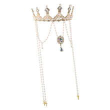 Gouden Lolita Tiara Hoofdband Voor Feestelijke Decoratie