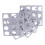 5Sets Wolvilt Vormmal Dier DIY Grijs 1