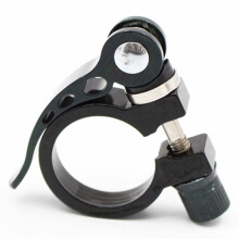 31,8 mm aluminium snelspanklem voor zadelstang - zwart