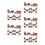 20Ensembles Accessoires Table Et Chaises Miniatures Maison Jeu Marron 1