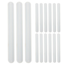 20St Zachte Witte Kids Slap Bands, Perfect Voor Knutselen En Feestjes