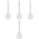 4Pièces Spatules Transparentes Confortables Faciles À 1