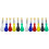12Pièces Ensemble De Pinceaux Plastique Couleurs Assorties 1