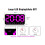 Relógio de Parede Digital , 9,5 Polegadas, Despertador LED com Dígitos Grandes, DST, para Sala de Estar, Quartos, Decoração de Sala de Aula, 6
