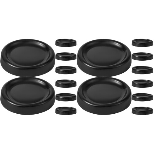 16Pièces Tampons Anti-Vibration Pour Machine À Noir PVC Durable