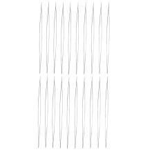 60Pièces Aiguilles DIY Beading Métal Argenté Outil Fins Pour