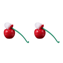 2Pièces Wc Rouge Long Manche Support Facile À Ranger