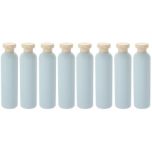 8Pièces Bouteilles Shampooing Rechargeables Plastique Pratiques