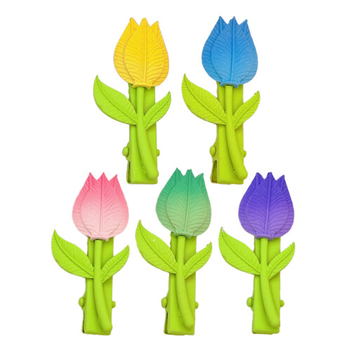 5Pièces Barrettes Métalliques Décoratives Pour
