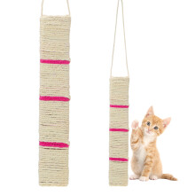 3Pièces Griffoirs Sisal Pour Chats Accrochés Porte Sol