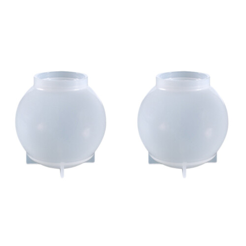 2Pièces Moules DIY Silicone Souple Pour Boules Résine