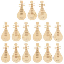 15Pièces Jouets Luth Enfant Beige Bois Éducatif Style Traditionnel