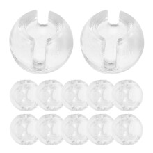 30St Duurzame Pom Beads Chain Connector Voor Gordijn Transparante Slot