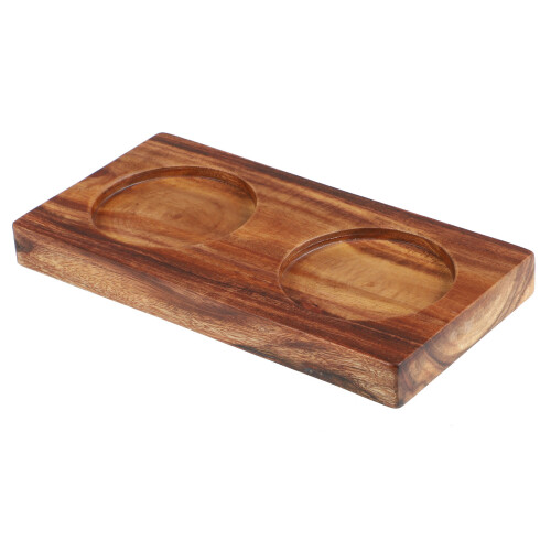 Support Bois Stable Pour Condiments Poivre Sel