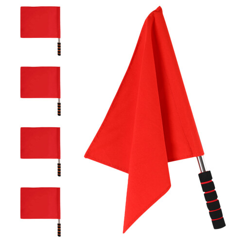5Pièces Drapeaux Arbitre En Signaux Précis Portables