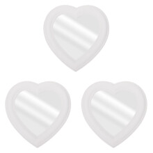 3Pièces Coeur Blancs Créatifs Pour Décor